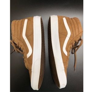 Men's soft leather Vans 11.5